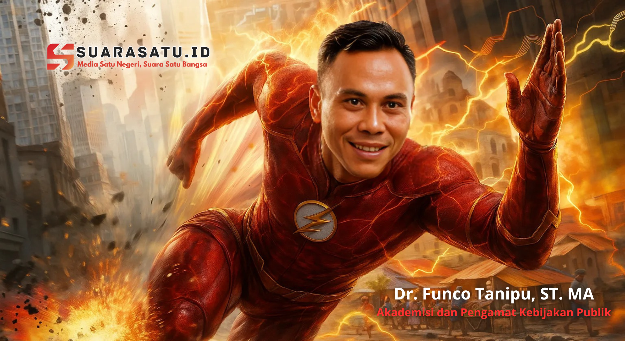 Dr. Funco Tanipu, ST.MA. Akademisi Universitas Negeri Gorontalo. (Ilustrasi The Flash). Dokumen: Istimewa