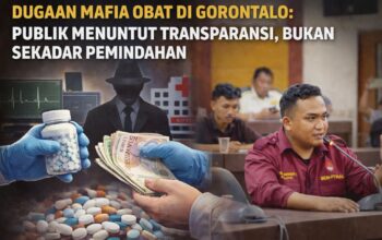 DUGAAN JARINGAN GELAP OBAT DI GORONTALO: PUBLIK MENUNTUT PEMBONGKARAN TOTAL, BUKAN SEKADAR MUTASI SEMENTARA