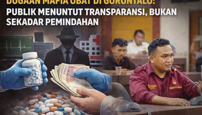 DUGAAN JARINGAN GELAP OBAT DI GORONTALO: PUBLIK MENUNTUT PEMBONGKARAN TOTAL, BUKAN SEKADAR MUTASI SEMENTARA